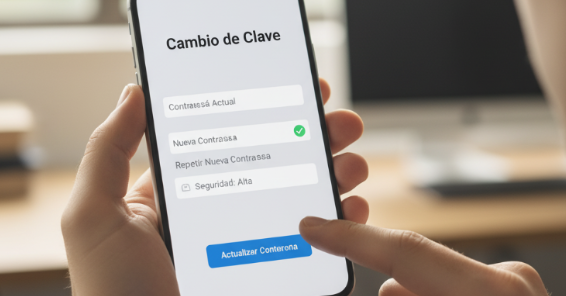 Cambio de clave seguro